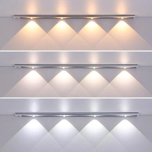 Réglette LED avec détecteur de mouvements - multi LED