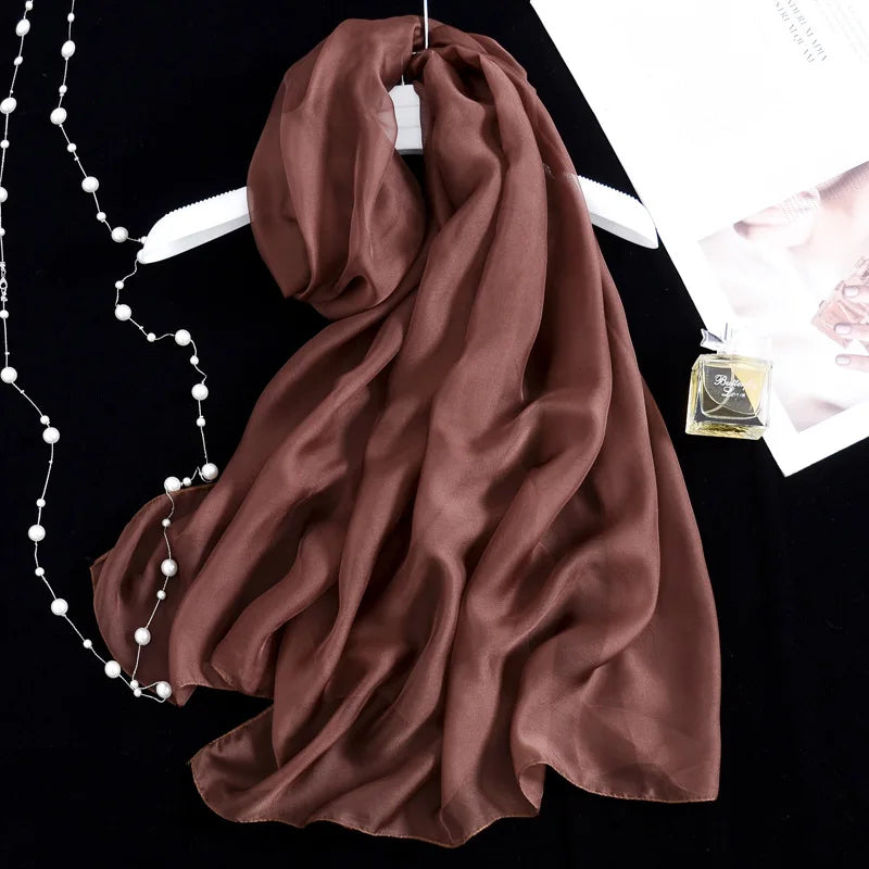 Foulard léger en mousseline de soie - 24 Couleurs
