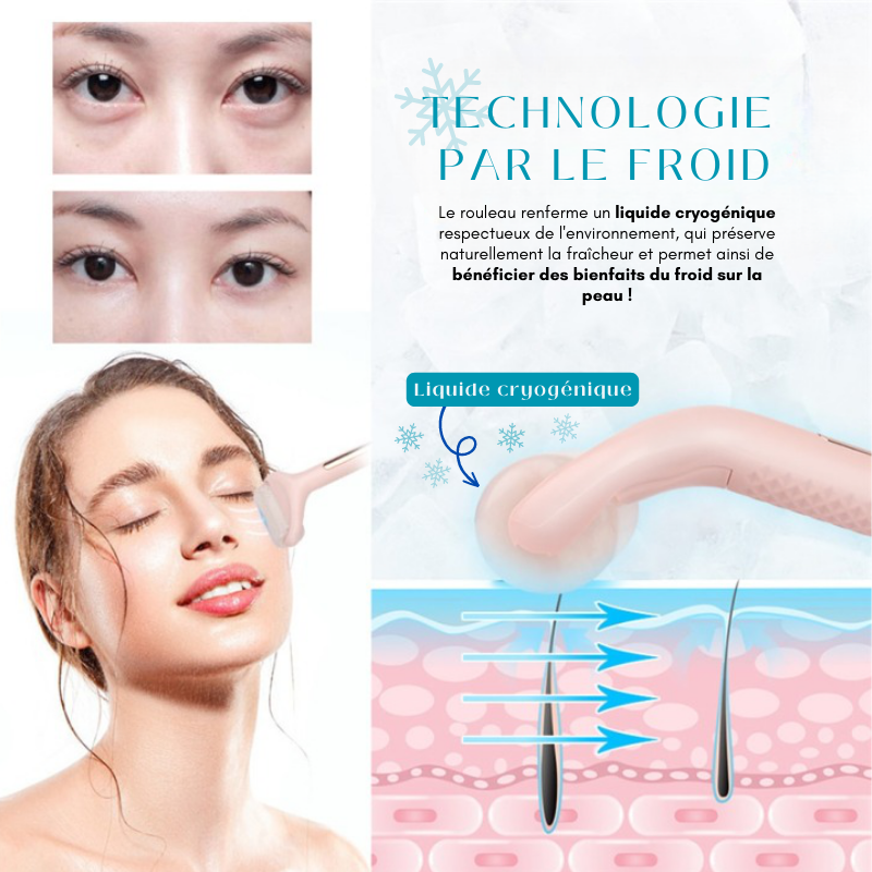 ICE ROLLER - Le rouleau glaçon de massage raffermissant & anti-rides