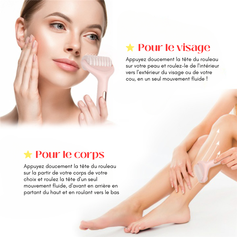 ICE ROLLER - Le rouleau glaçon de massage raffermissant & anti-rides