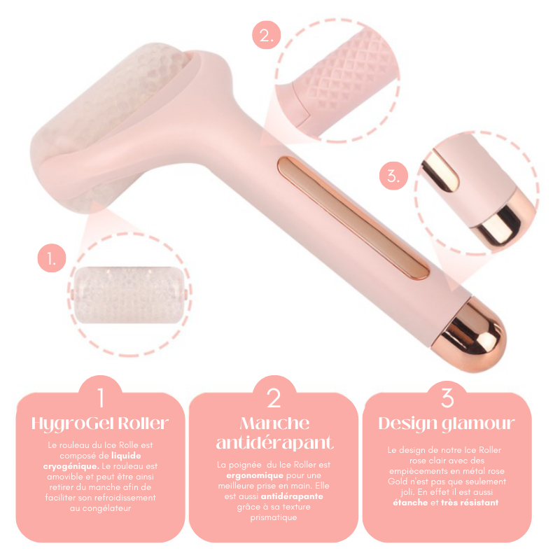 ICE ROLLER - Le rouleau glaçon de massage raffermissant & anti-rides