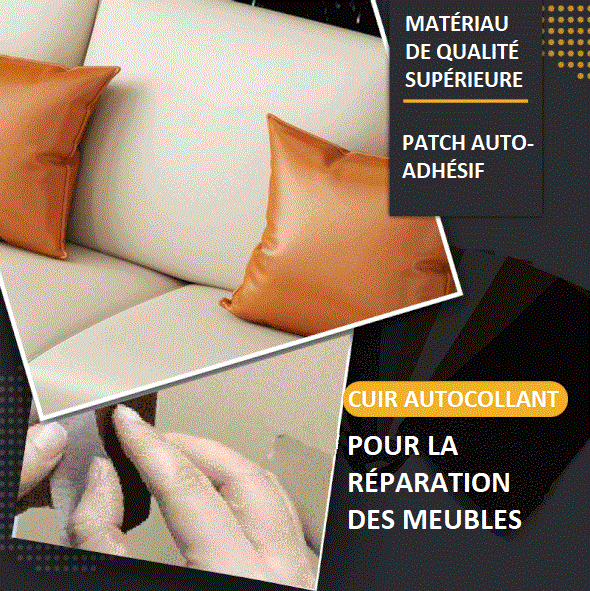 NOUVEAU - Cuir Autocollant Spécial Réparation