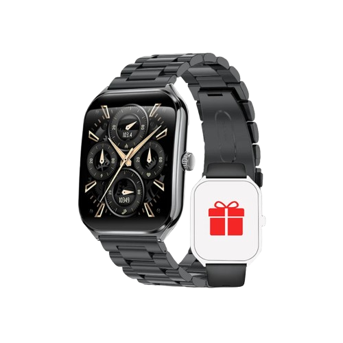 Montre Connectée Ultra Fine - Écran AMOLED HD 1.96" + 1 Bracelet OFFERT