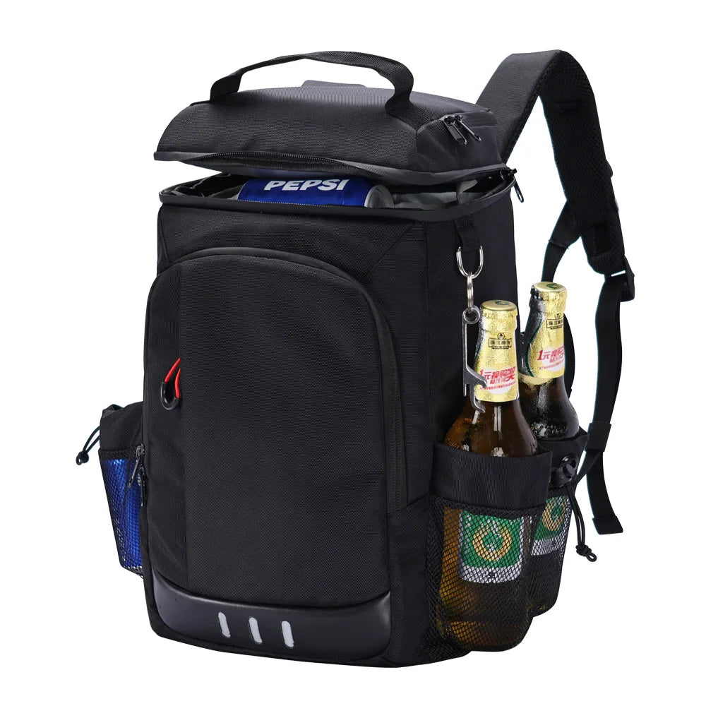 Sac à Dos Isotherme Grande Capacité – Glacière Étanche avec Ouvre-Bouteille pour Pique-Nique, Camping et Randonnée