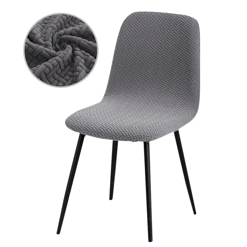 Housse de Chaise en Velours Extensible