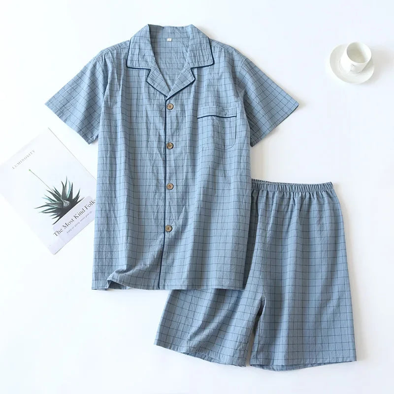 Pyjama d'Été Homme - 100% Coton