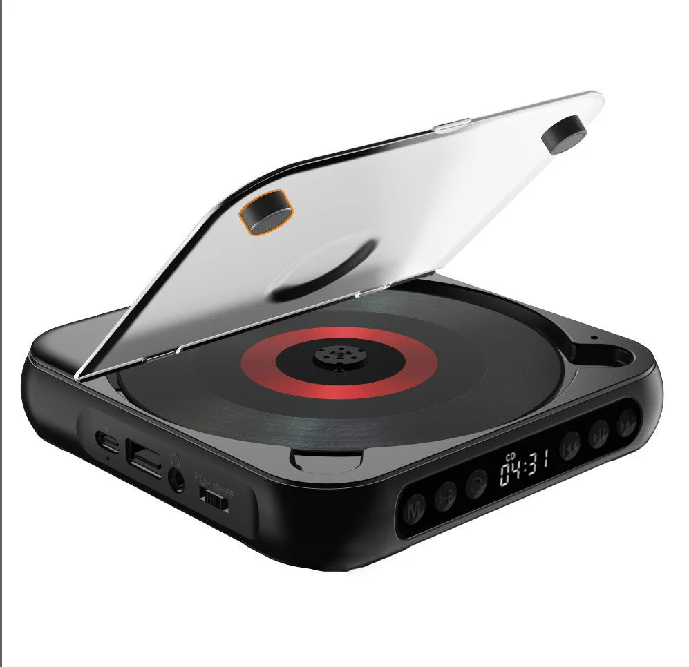 Lecteur CD Bluetooth Portable Ultra Plat à Grande Autonomie