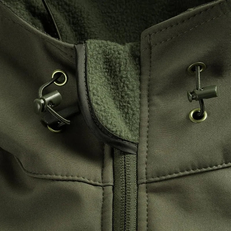 Ensemble 2PCS Veste & Pantalon ARMY à Doublure Polaire