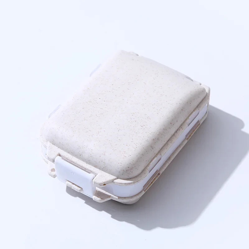 Mini Pilulier Organisateur de Voyage - 8 Compartiments