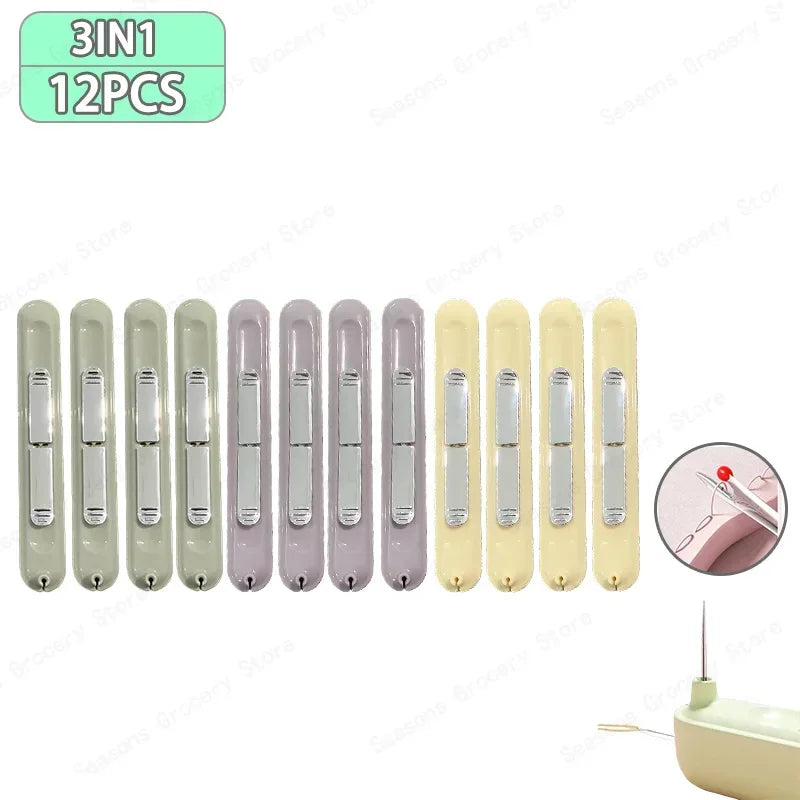 Outil de Couture 2-en-1 – Enfile-Aiguille & Découseur – Accessoire Pratique pour Couture, Broderie & Point de Croix - 3 ACHETÉS = 1 OFFERT