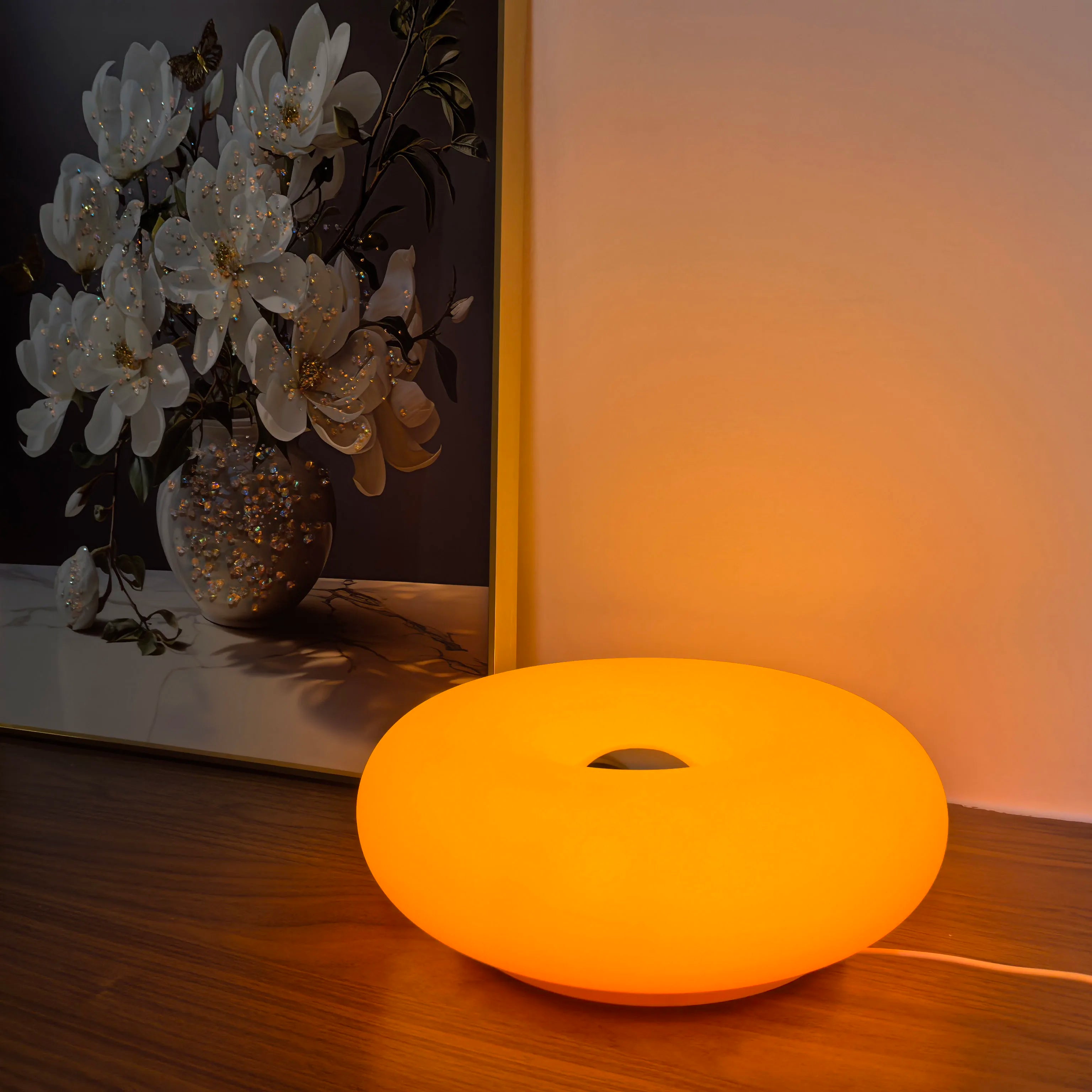 Lampe Donut Tendance USB Tactile - Couleurs & Intensités