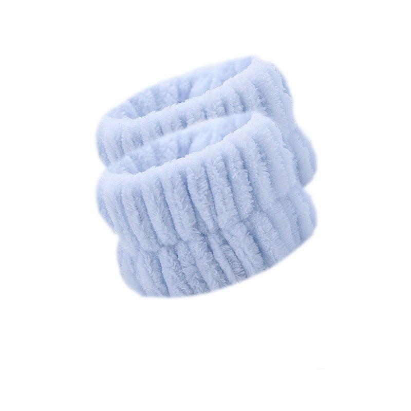 2x Bracelet de poignet en microfibre absorbante