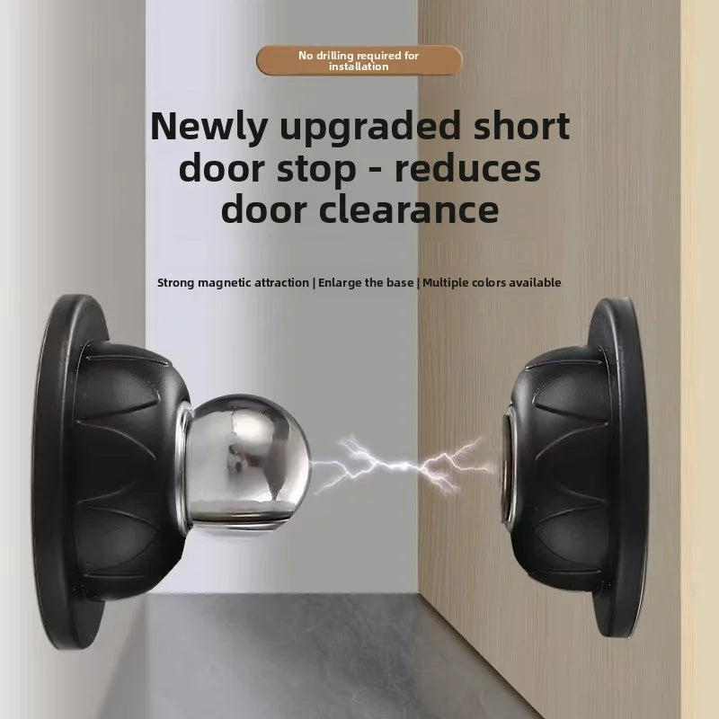 Butée de Porte Magnétique en Silicone à Adhésif – Anti-Collision, Silencieuse & Fixation Forte