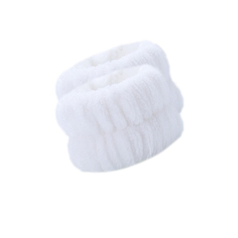 2x Bracelet de poignet en microfibre absorbante