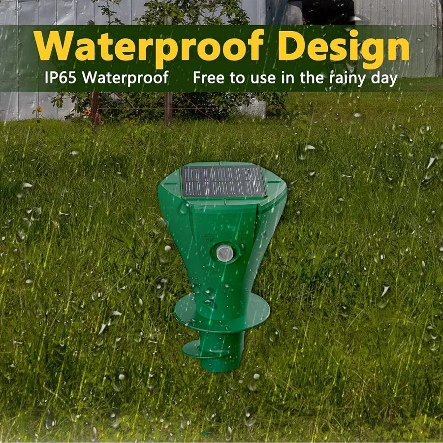 Lot de 2 Chasse taupes solaire