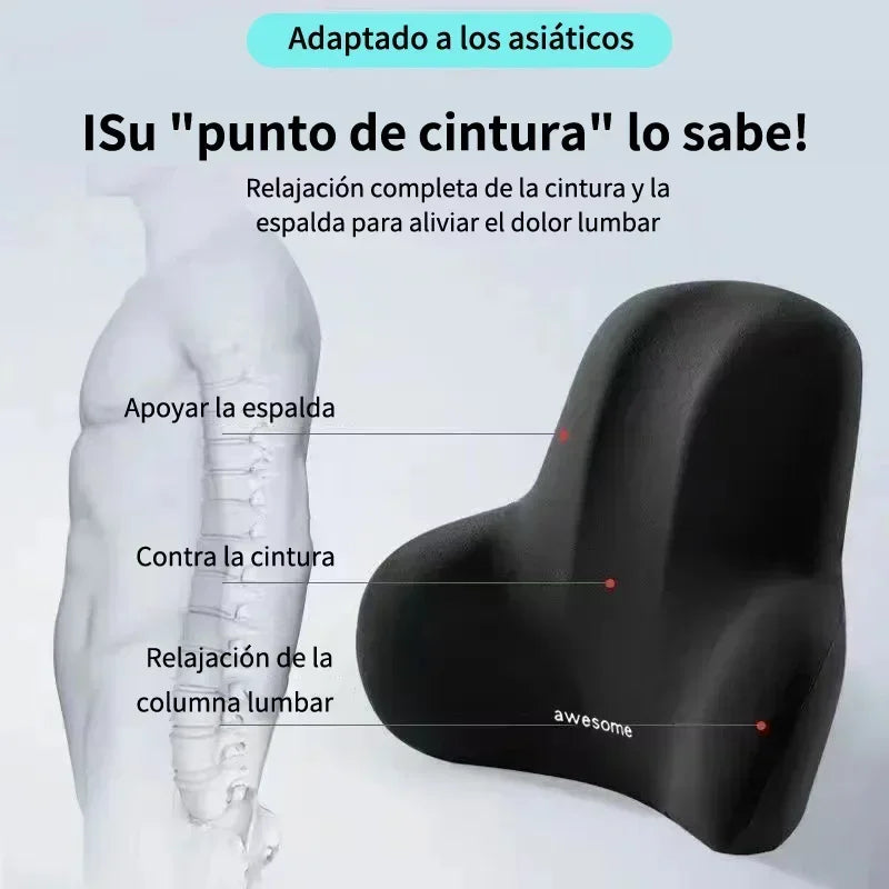 Coussin Lombaire à Mémoire – Soulage le Dos