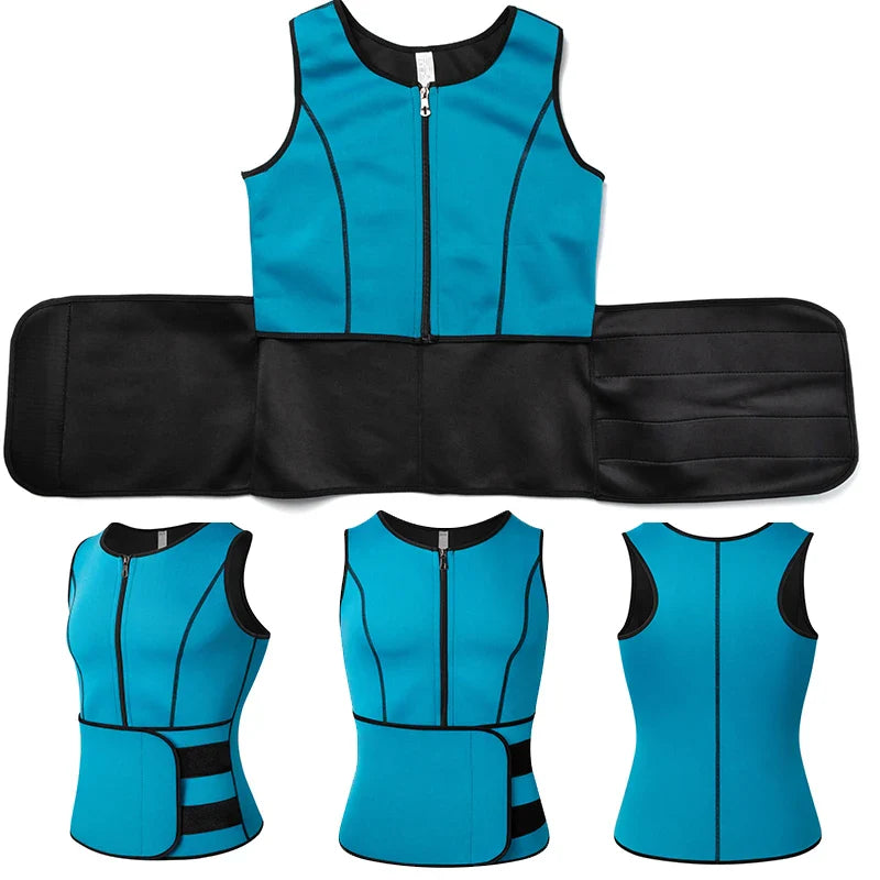 Gilet de Compression Amincissant Brûleur de Graisse pour Homme