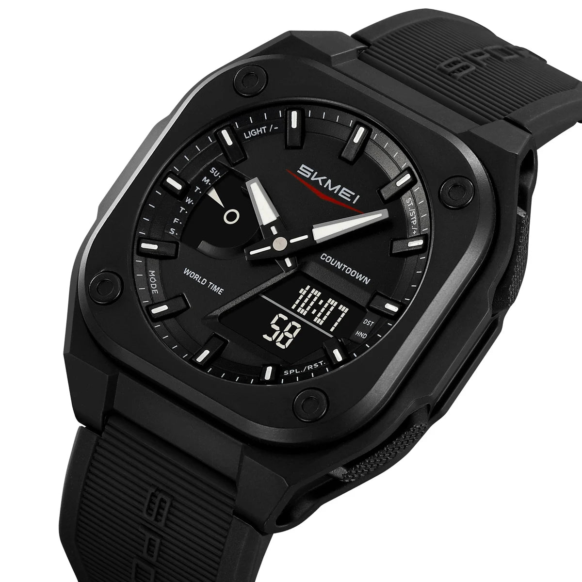 Montre sport multifonction étanche à quartz