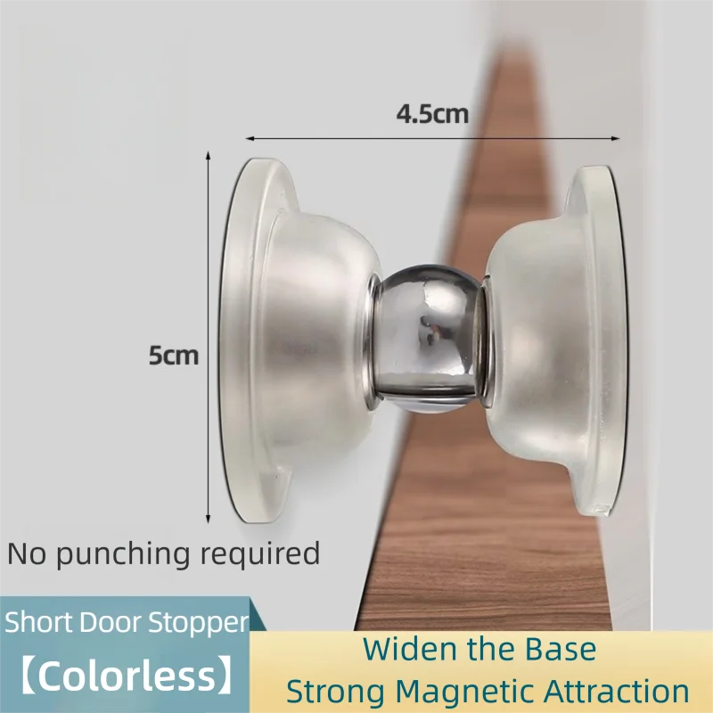Butée de Porte Magnétique en Silicone à Adhésif – Anti-Collision, Silencieuse & Fixation Forte
