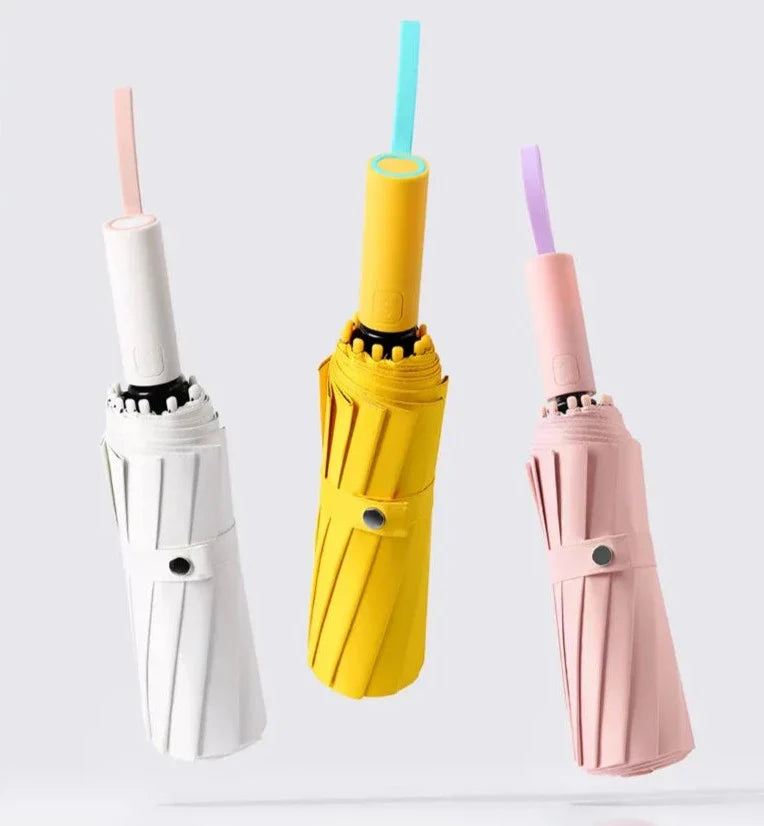 Grand Parapluie ULTRA souple et résistant - 72 arceaux en fibre de verre