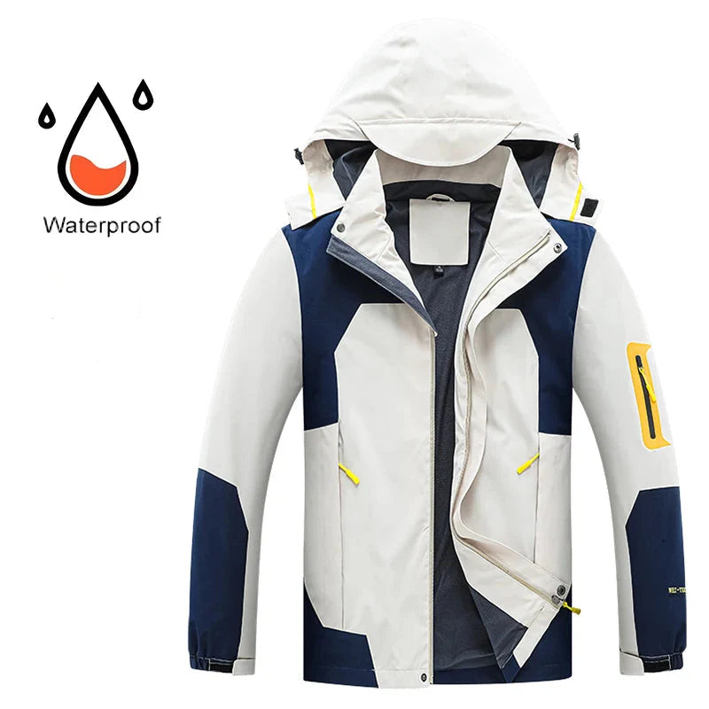 Manteau à Capuche Imperméable et Coupe-vent pour Homme