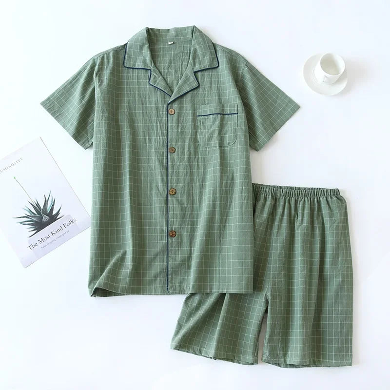 Pyjama d'Été Homme - 100% Coton