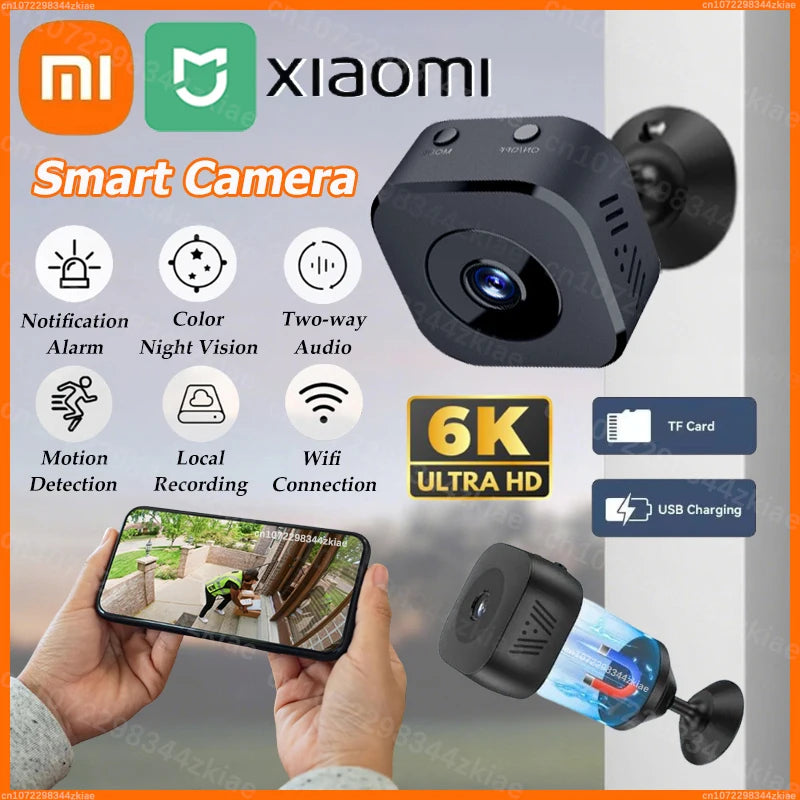 Mini Caméra Intelligente – Vision Nocturne & Détection