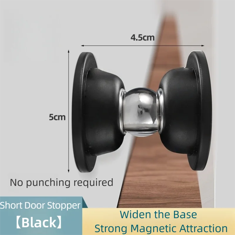 Butée de Porte Magnétique en Silicone à Adhésif – Anti-Collision, Silencieuse & Fixation Forte