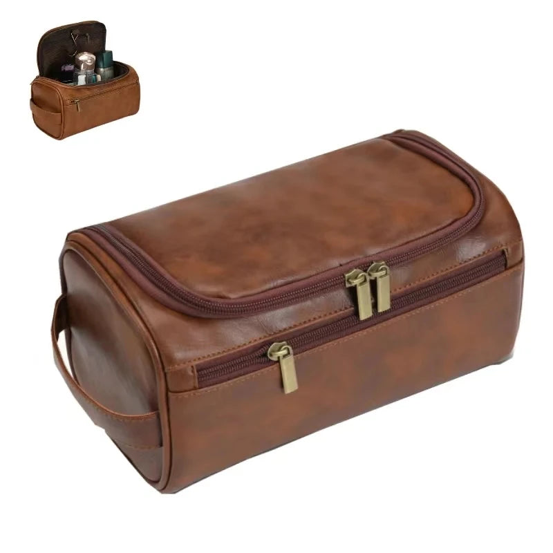 Trousse de Toilette Suspendue – Style Vintage & Pratique