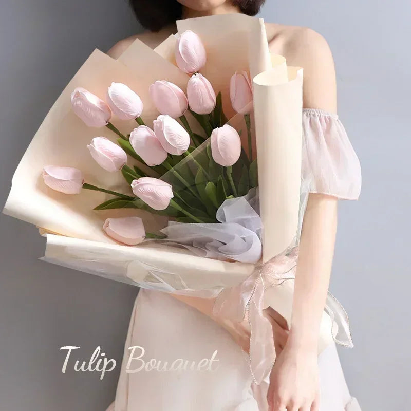 Bouquet Tulipes Fleurs articifielles