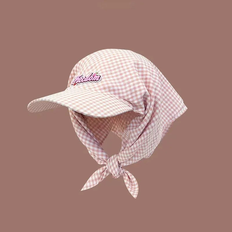 Casquette Pare-Soleil pour Femmes en Tissu Doux