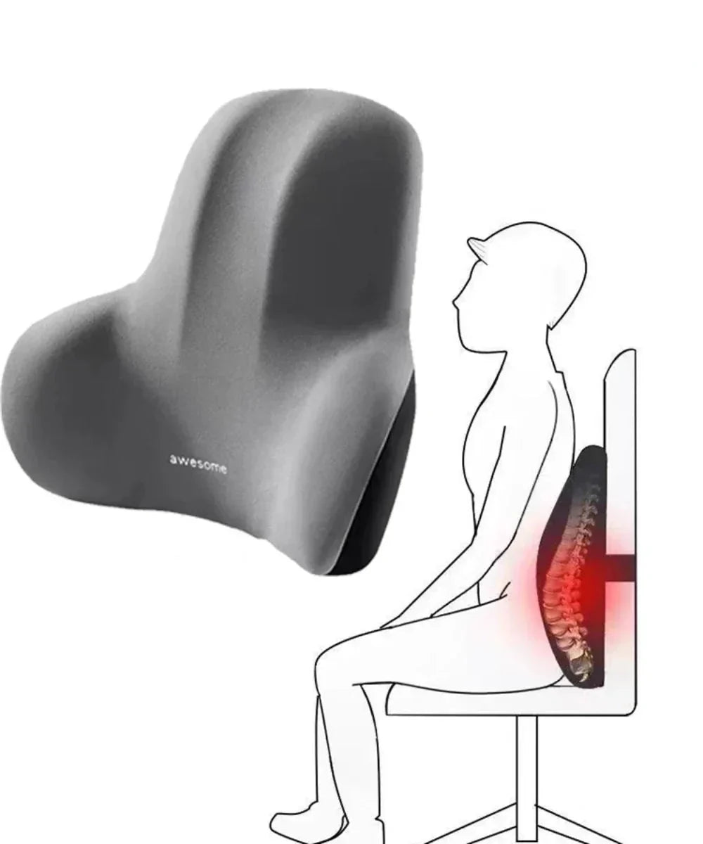 Coussin Lombaire à Mémoire – Soulage le Dos