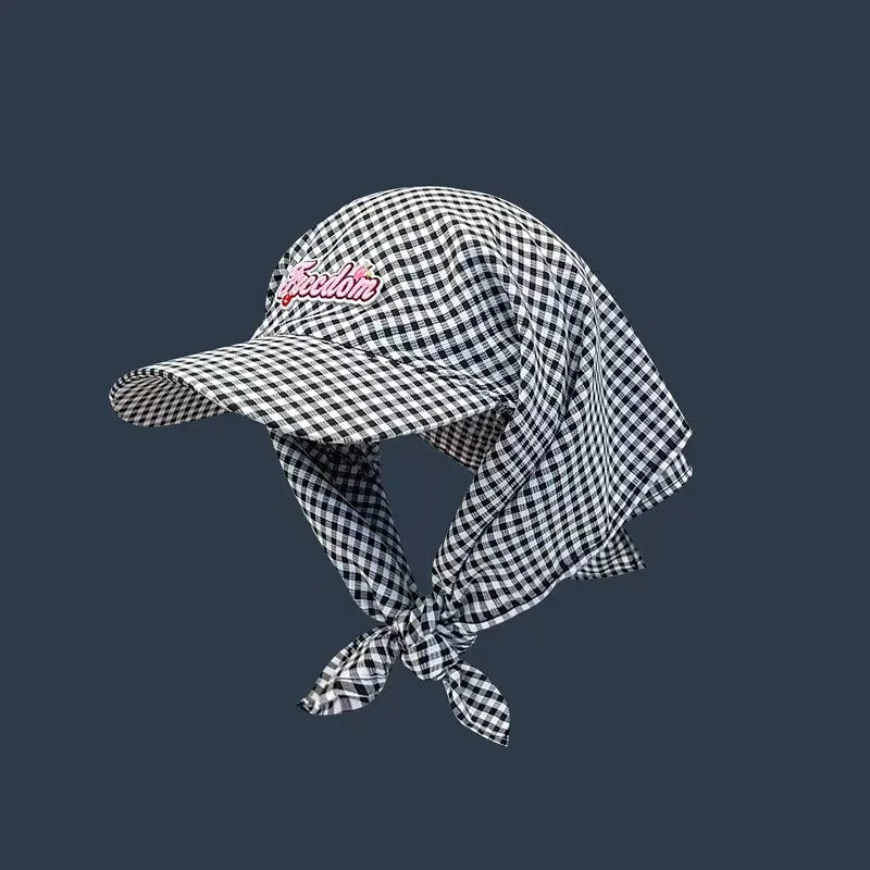 Casquette Pare-Soleil pour Femmes en Tissu Doux