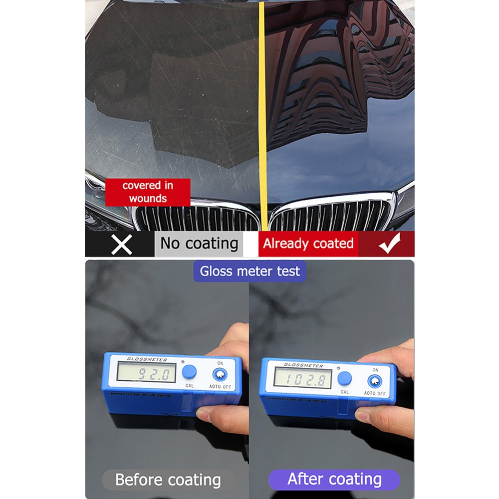 Revêtement céramique hydrophobe pour voiture - Brillance extrème