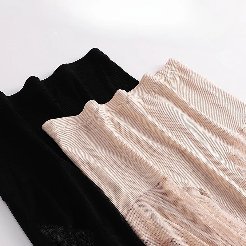 Lot de 2 Gaines Anti-Frottement Femme en Dentelle – Sous-Jupe Confort et Sécurité pour les Cuisses
