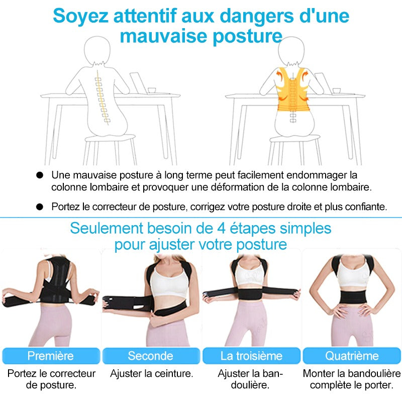 Correcteur de Posture réglable