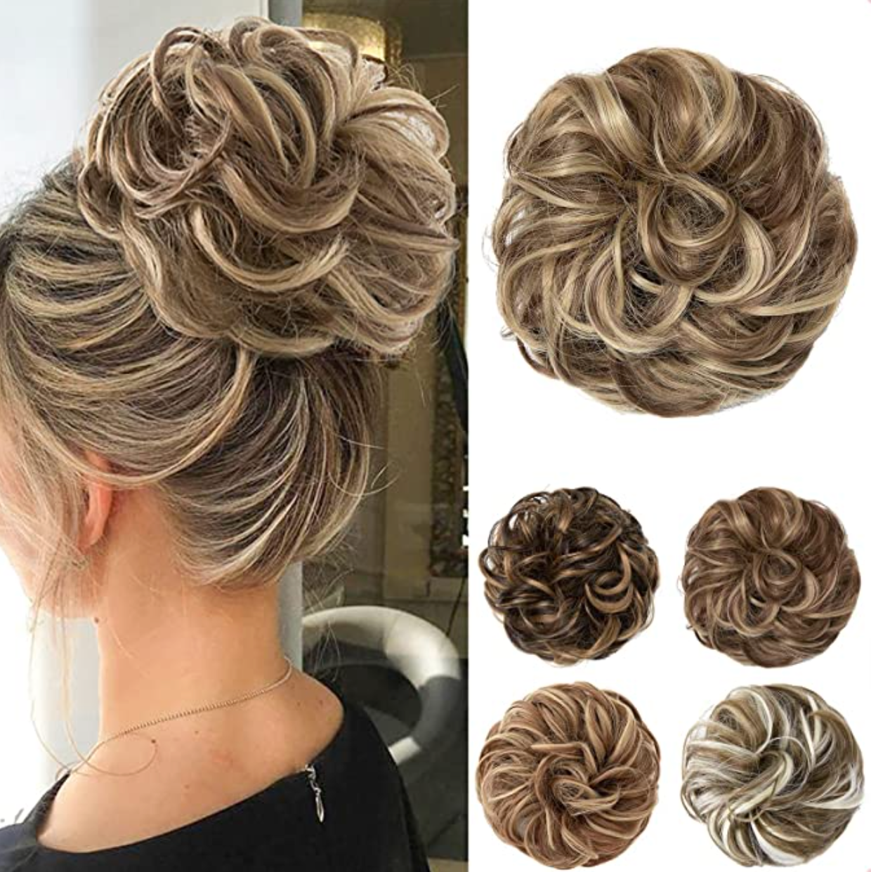 Chouchou effet faux chignon décoiffé