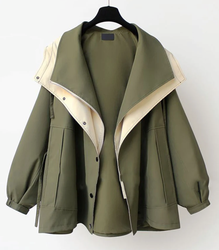 Parka Coupe-vent Design - Femme