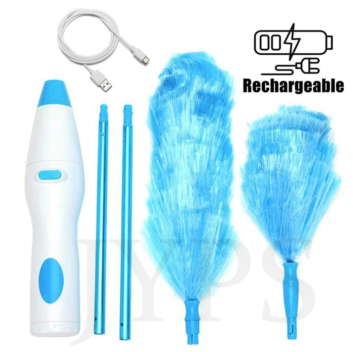 Plumeau électrique réglable avec 2 brosses incluses