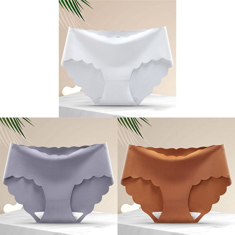 Lot de 3 culottes sans coutures et élastiques