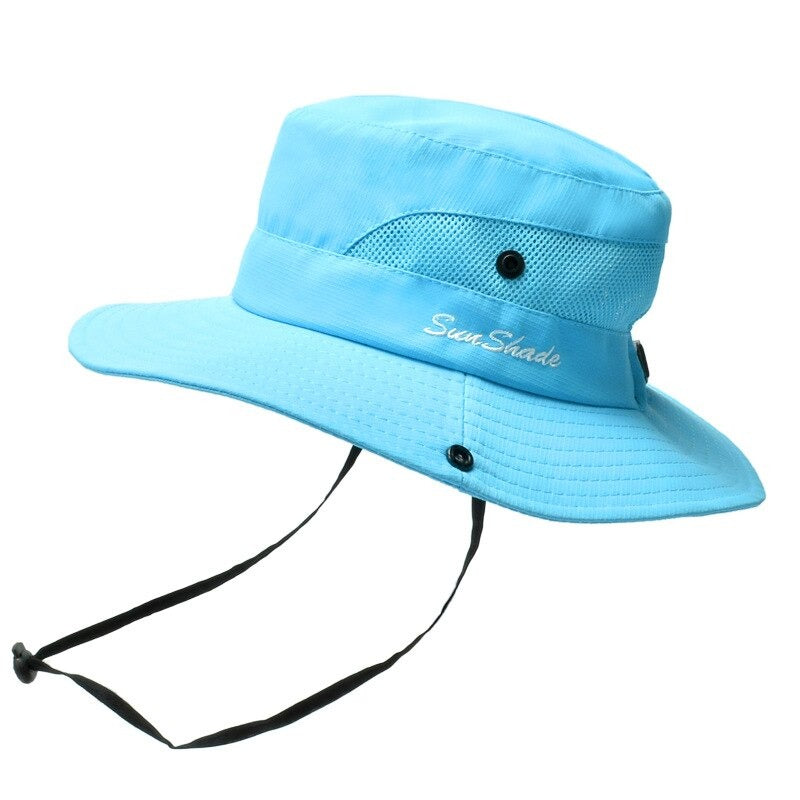 Chapeau anti-uv pliable