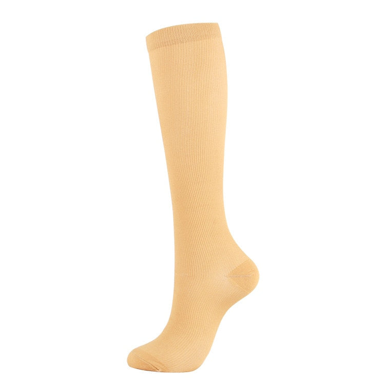 Lot de 2 Paires de Chaussettes de Compression Anti Varices