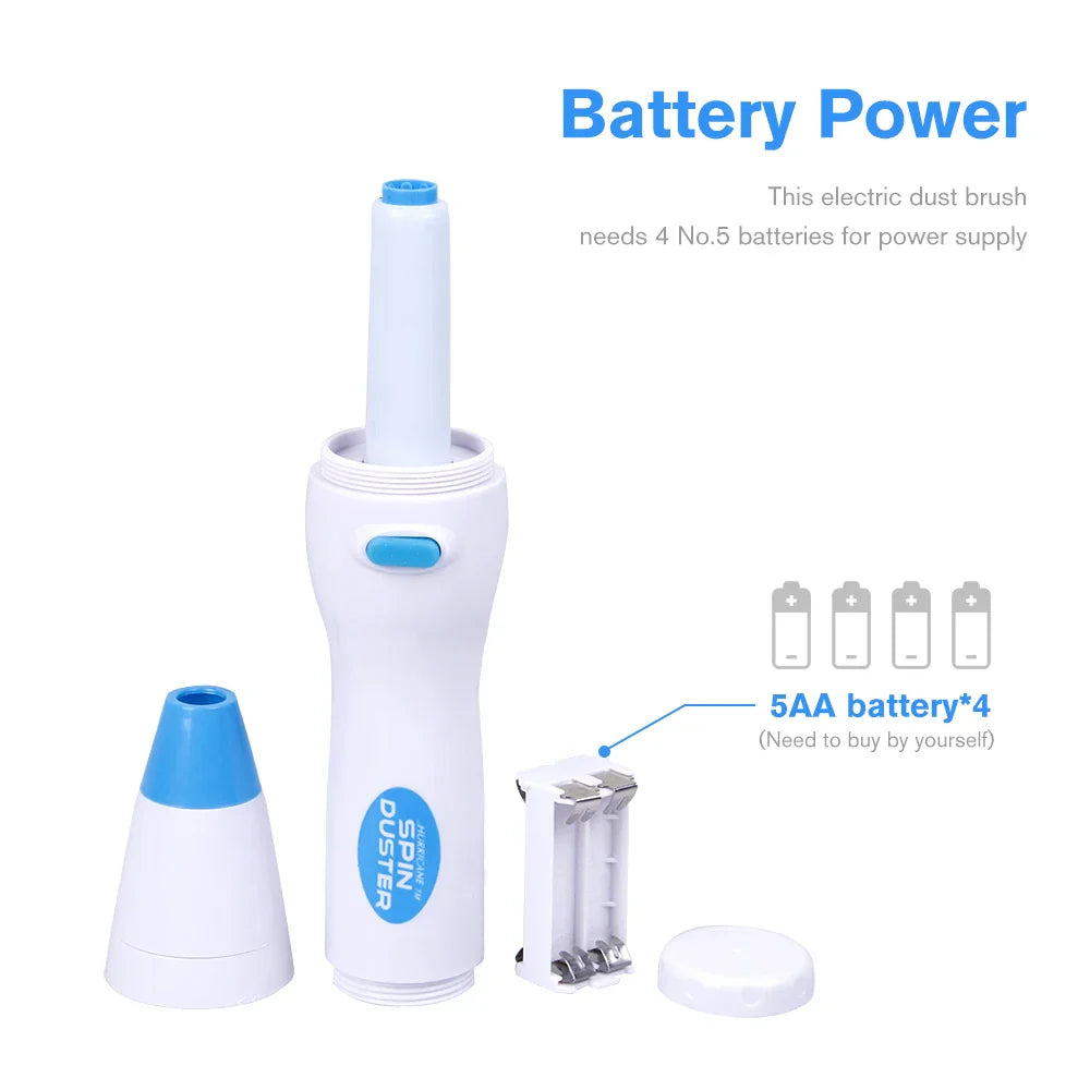 Plumeau électrique réglable avec 2 brosses incluses