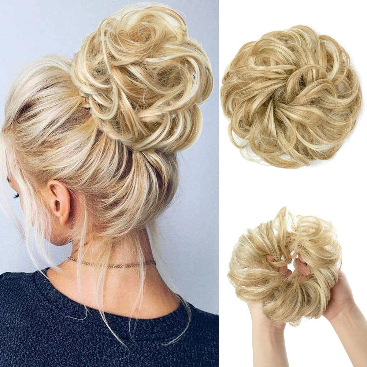 Chouchou effet faux chignon décoiffé