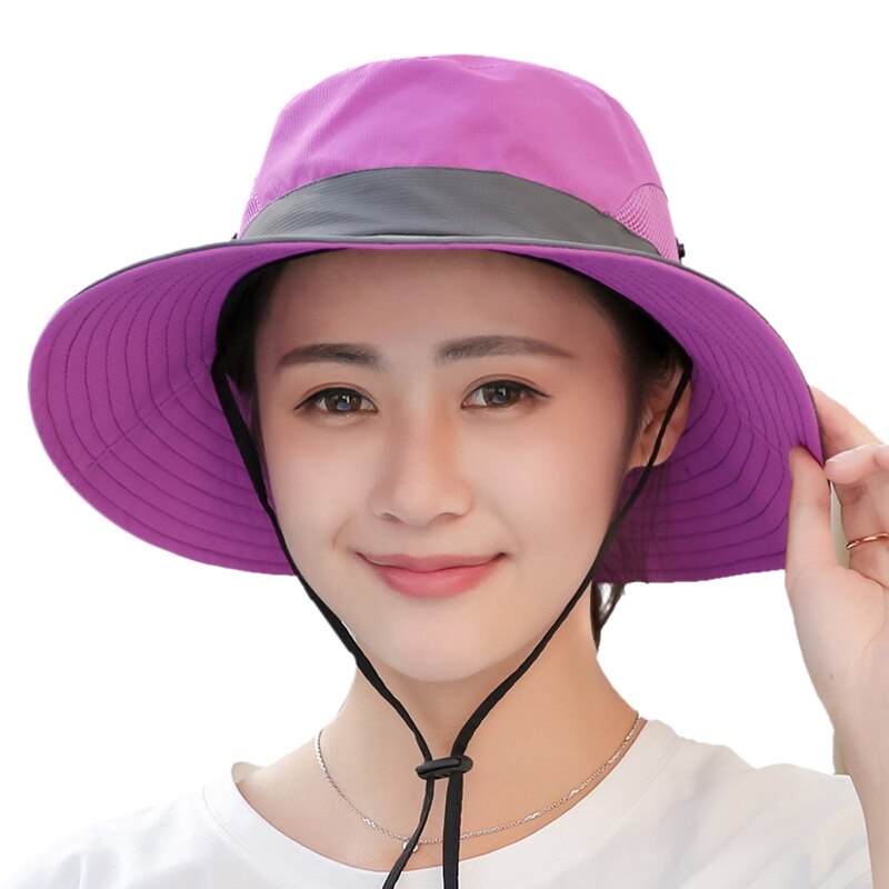 Chapeau anti-uv pliable