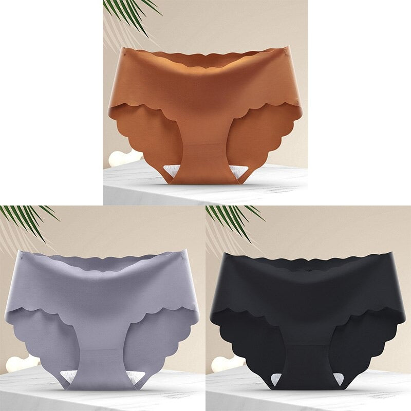 Lot de 3 culottes sans coutures et élastiques