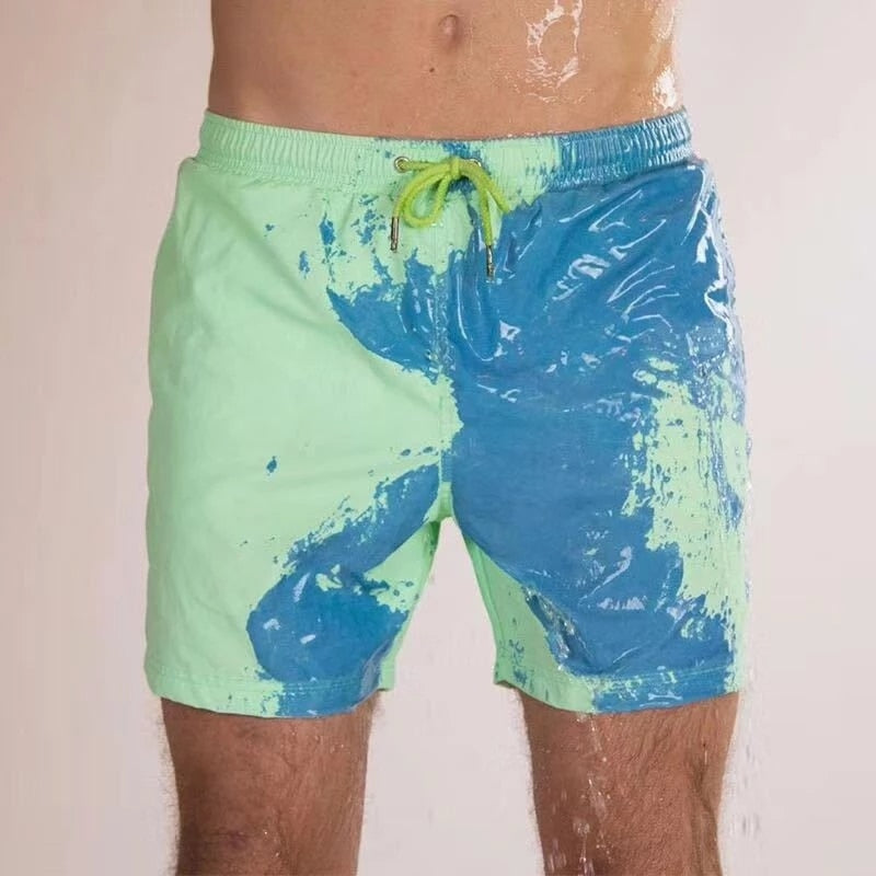 Short de bain couleur changeante