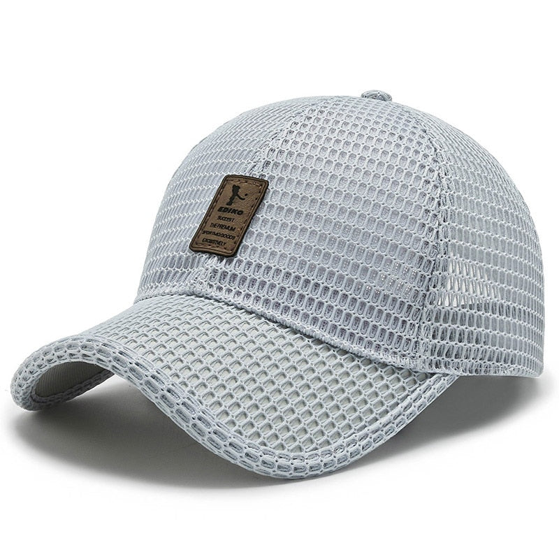 Casquette en maille respirante