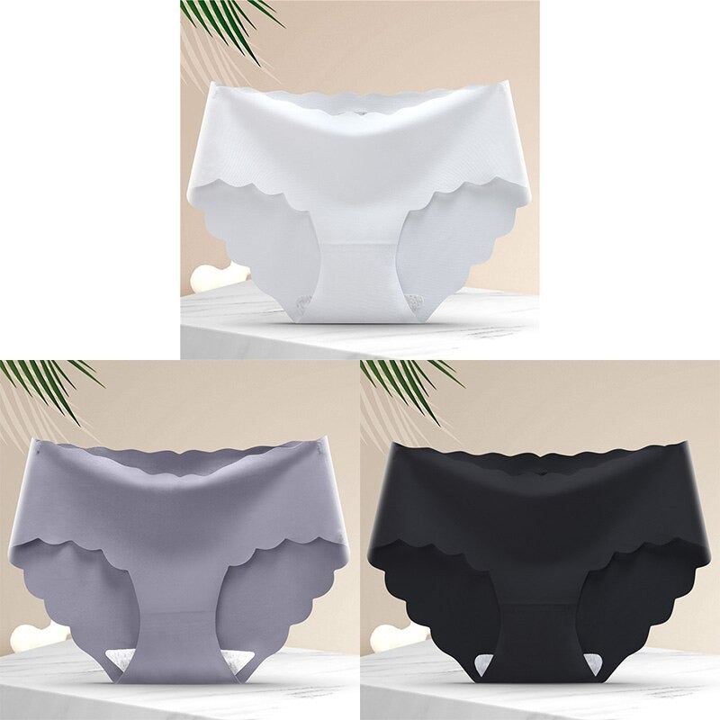 Lot de 3 culottes sans coutures et élastiques