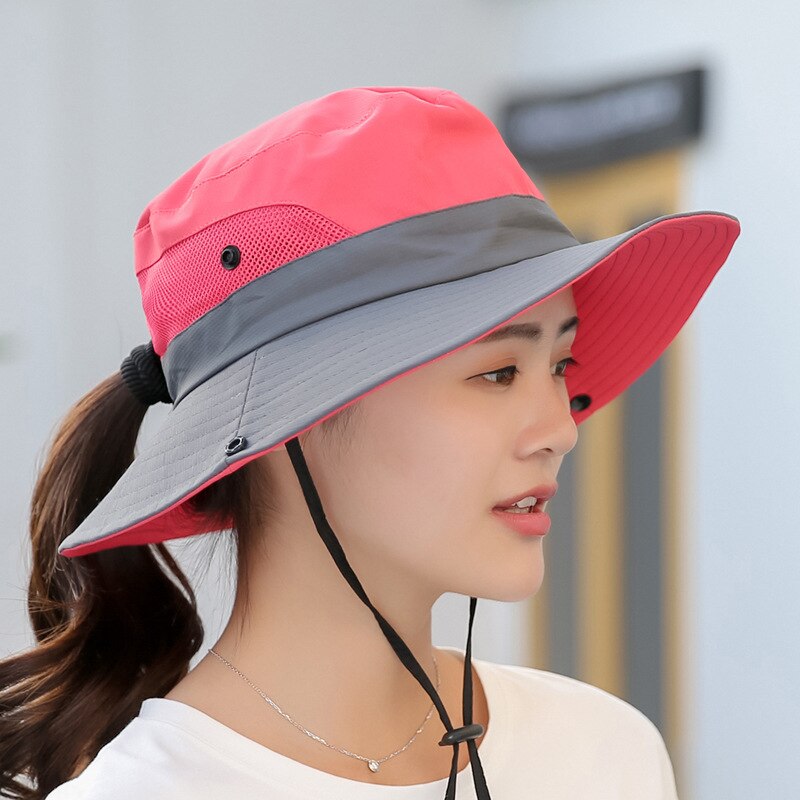 Chapeau anti-uv pliable